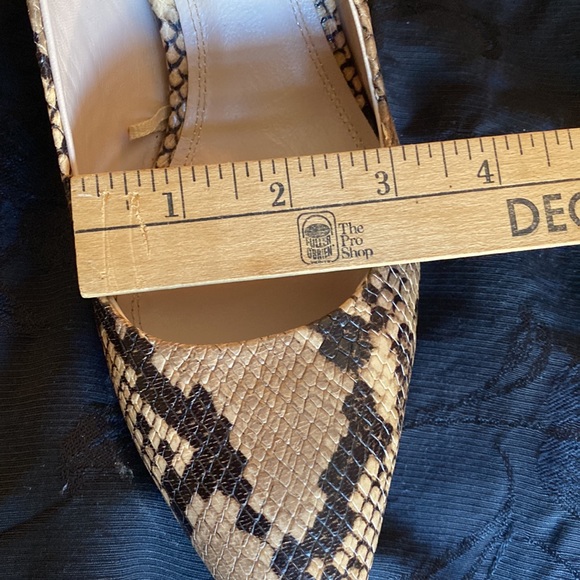 Zara Basic Pumps Size 41 (9.5 US) Brown Snakeskin New Without Tags - Picture 7 of 7